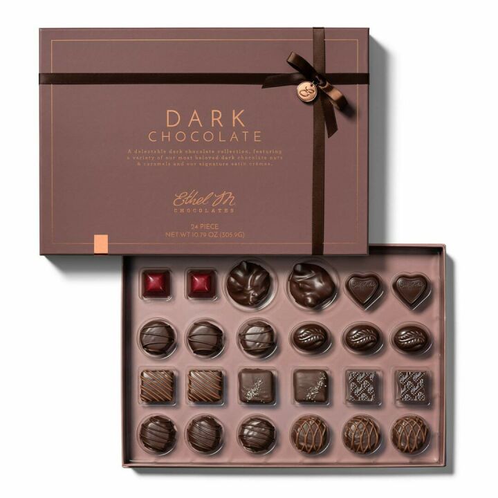 Ethel M 24 Piece Dark Chocolate Gift Box