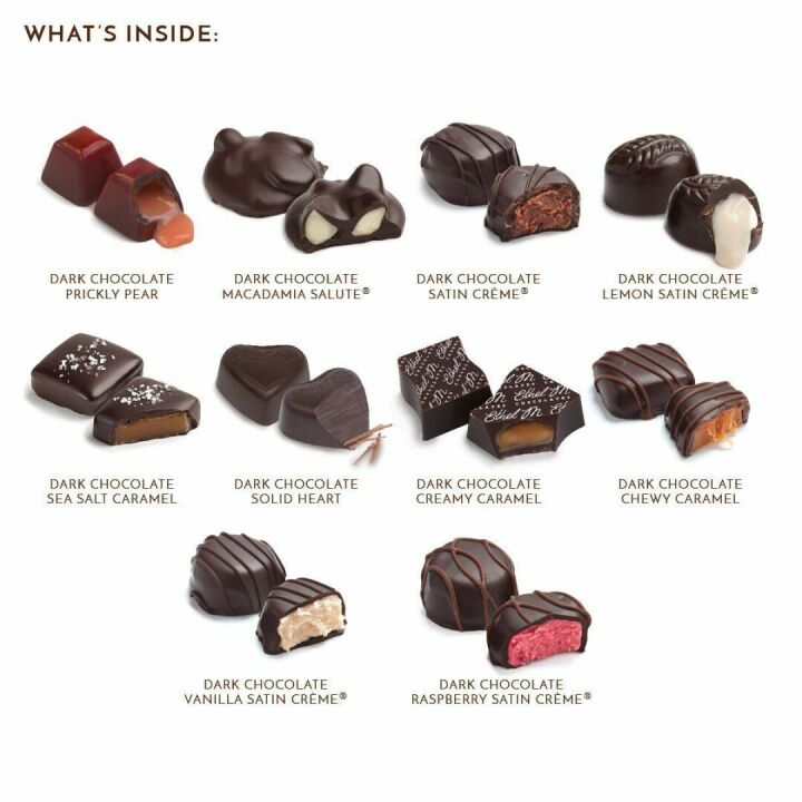Ethel M 24 Piece Dark Chocolate Gift Box