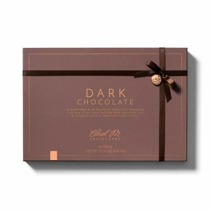 Ethel M 24 Piece Dark Chocolate Gift Box