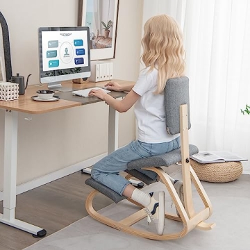 Giantex Ergonomic Kneeling Chair for Better Posture