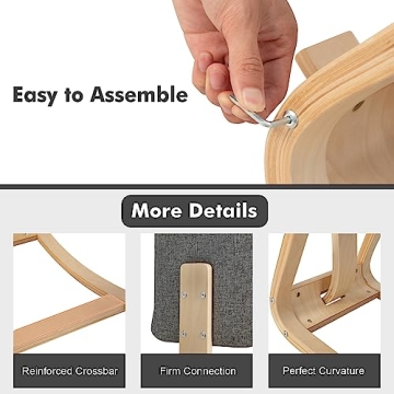 Giantex Ergonomic Kneeling Chair for Better Posture