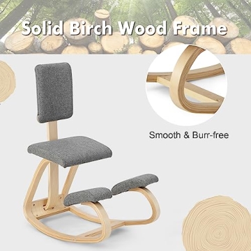 Giantex Ergonomic Kneeling Chair for Better Posture