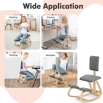 Giantex Ergonomic Kneeling Chair for Better Posture