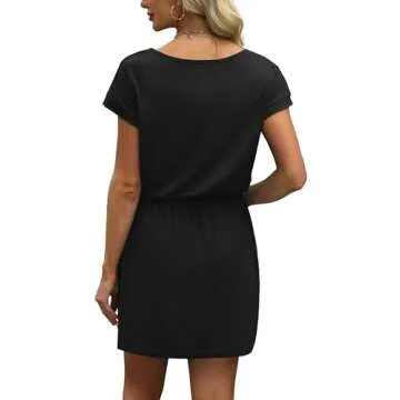 Stylish OFEEFAN Summer Dress with Pockets for Women