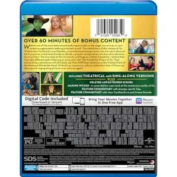 Wicked Blu-ray + Digital - Magical Musical Experience