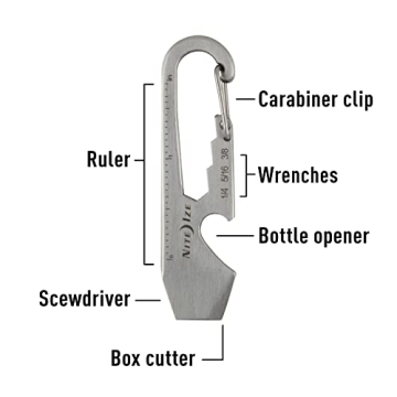 Nite Ize DoohicKey Key Tool - Versatile Keychain Multi-tool