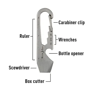 Nite Ize DoohicKey Key Tool - Versatile Keychain Multi-tool