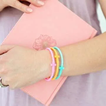 Ryan & Rose Jesus Bracelets - Durable Cross Silicone Wear