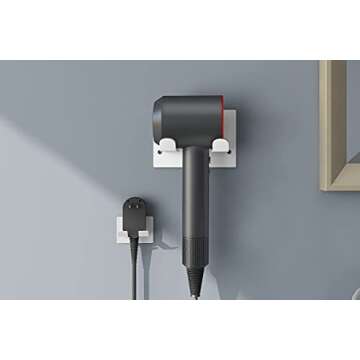 XIGOO Self Adhesive Hair Dryer Holder Wall Mounted