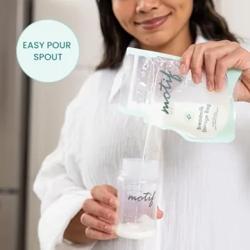 Motif Breast Milk Storage Bags - Easy Pour, BPA Free, 100 Count