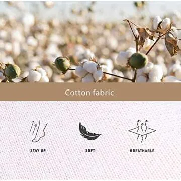 MONFOOT Women's 10 Pairs Comfortable Casual Cotton Quarter Crew Socks Multicolor Medium, multipack