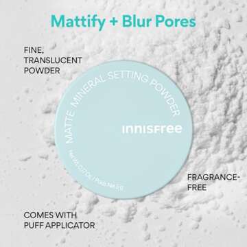 Innisfree No-Sebum Matte Mineral Setting Powder - Flawless Finish