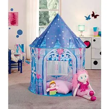 Kidodo Kids Play Tent Toy Children Pop Up Tent Kids Playhouse Indoor Outdoor Game Party Birthday Gifts Toddler for Boys Girls. Tunnel Foldable Tent for Baby Children