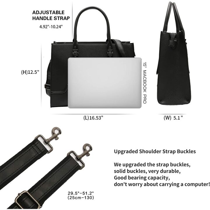 EaseGave Women's Laptop Tote Bag - Stylish & Durable