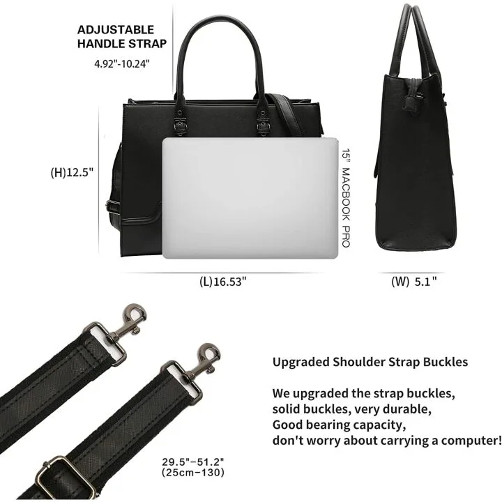 EaseGave Women's Laptop Tote Bag - Stylish & Durable