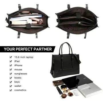 EaseGave Women's Laptop Tote Bag - Stylish & Durable