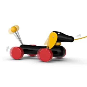 Engaging Pull Along Dachshund Toy | Durable Toddler Fun