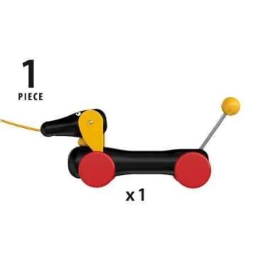 Engaging Pull Along Dachshund Toy | Durable Toddler Fun
