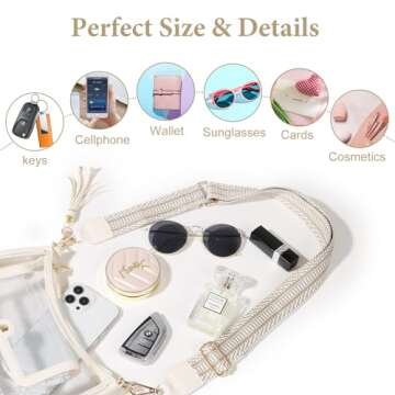 XYWstore Clear Bag, Perfect for Stadium Events and More