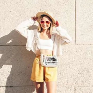 XYWstore Clear Bag, Perfect for Stadium Events and More