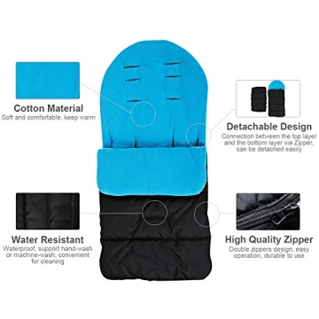 Kidsidol Baby Sleeping Bag for Strollers - Waterproof Comfort