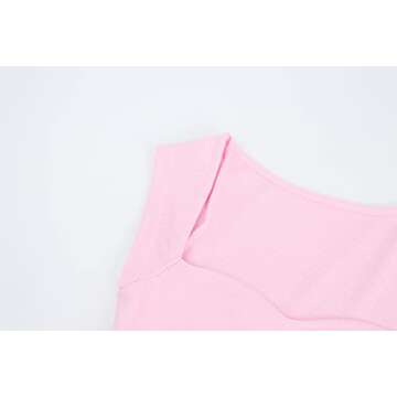 MISSACTIVER Sweetheart Neck Crop Top for Women