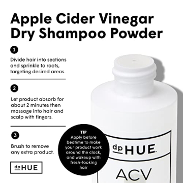 dpHUE Apple Cider Vinegar Dry Shampoo Powder for All Hair