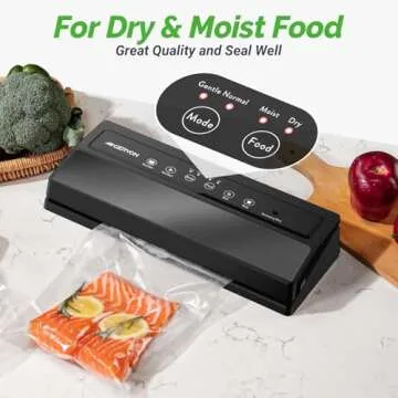 GERYON Vacuum Sealer Machine, Food Vacuum Sealer with Powerful Suction | Slim Design | Easy to Use |...