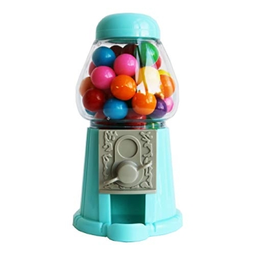 ModParty Blue Gumball Machine Set of 6, Mini Candy Dispenser for Kids Parties