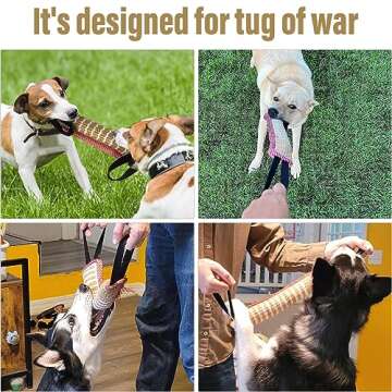 Interactive Dog Tug Toy for Fun Puppy Training and Play