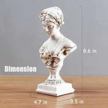 8.6 Inch Greek Statue of Venus Goddess for Home Decor