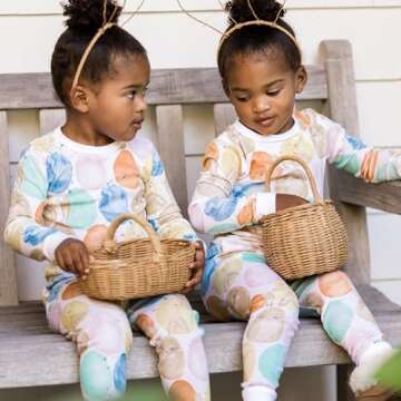 Burt's Bees Baby Girls' Organic Cotton Pajama Set