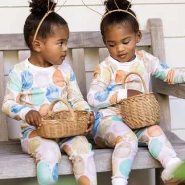 Burt's Bees Baby Girls' Organic Cotton Pajama Set