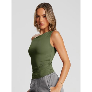 Trendy Queen Summer Off The Shoulder Crop Top for Women