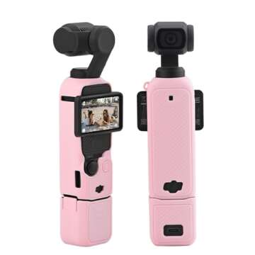 Buziba Silicone Protective Case Cover for DJI Osmo Pocket 3 Silicone Sleeve Protective Cover Handhel...