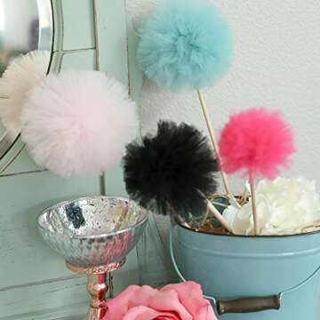 Expo International Decorative Matte Tulle Spool of 6 Inch X 25 Yards | Coral