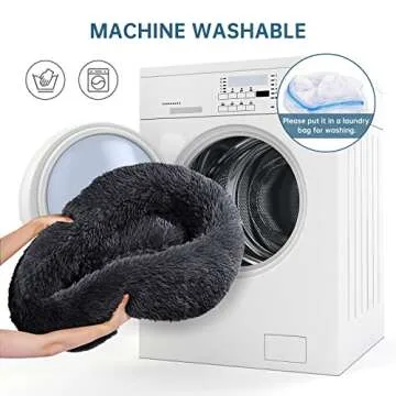 OYANTEN Large Cat Bed - Soft, Waterproof & Machine Washable