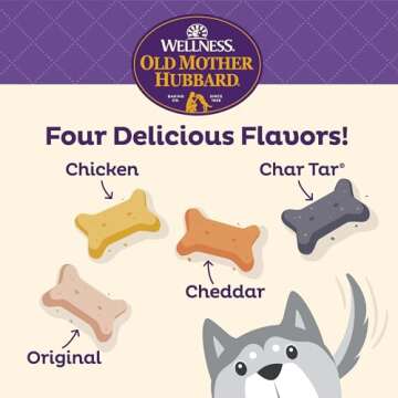 Wellness Old Mother Hubbard Original Mix Dog Biscuits – 4 Flavors, 3.8Lbs