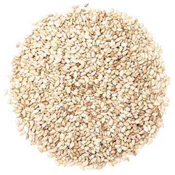 Food to Live Organic Hulled Sesame Seeds, Non-GMO & Vegan