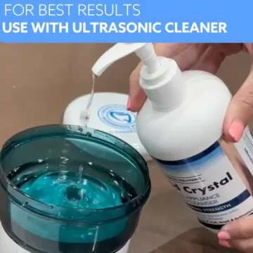 Dr. B Dental Solutions Liquid Crystal Soak Cleanser for Oral Appliances, Dentures, Night Guards, Ali...