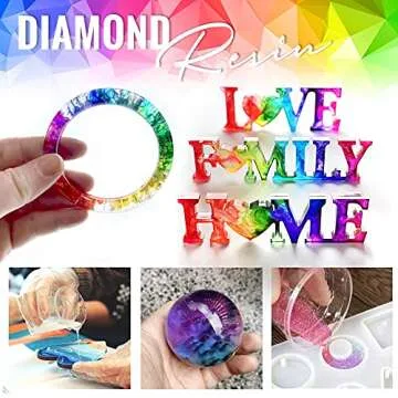 Pixiss Crystal Clear Epoxy Resin Kit for Beginners