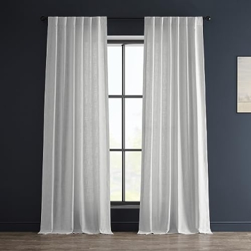 Elegant Faux Linen Curtains for Living Room and Bedroom