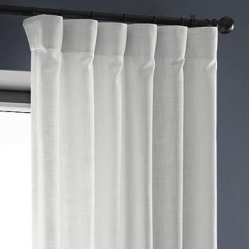 Elegant Faux Linen Curtains for Living Room and Bedroom