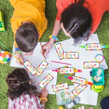 DAZONGE Pop It Valentine Cards for Kids School Exchange