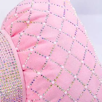 Elegant Pink Bow Lumbar Pillow for Car and Home Use