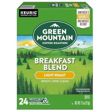 Green Mountain Breakfast Blend Coffee K-Cups 96 Count