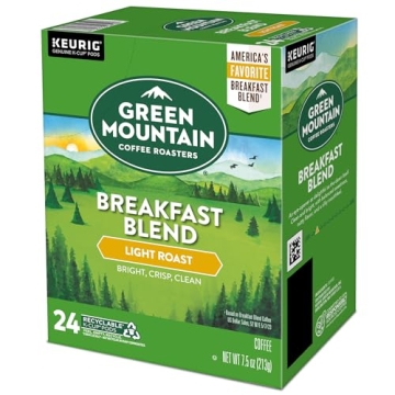Green Mountain Breakfast Blend Coffee K-Cups 96 Count