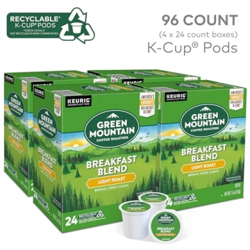 Green Mountain Breakfast Blend Coffee K-Cups 96 Count