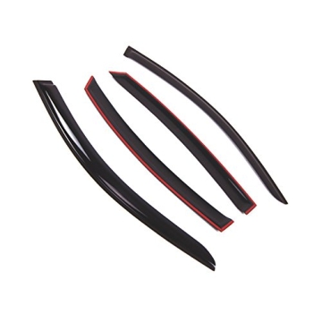 Tuningpros WD2-520 Dark Smoke Window Visor Set for Infiniti FX35 FX37 FX50 QX70