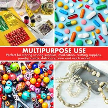 Dirose Reclosable Poly Zip Top Bags - 7" x 8" (100 Count), 2 Mil - Plastic Zip&lock Bags – Resealable Plastic Bags with Zipper - Clear Bags for Snacks, Hardware, Arts & Crafts